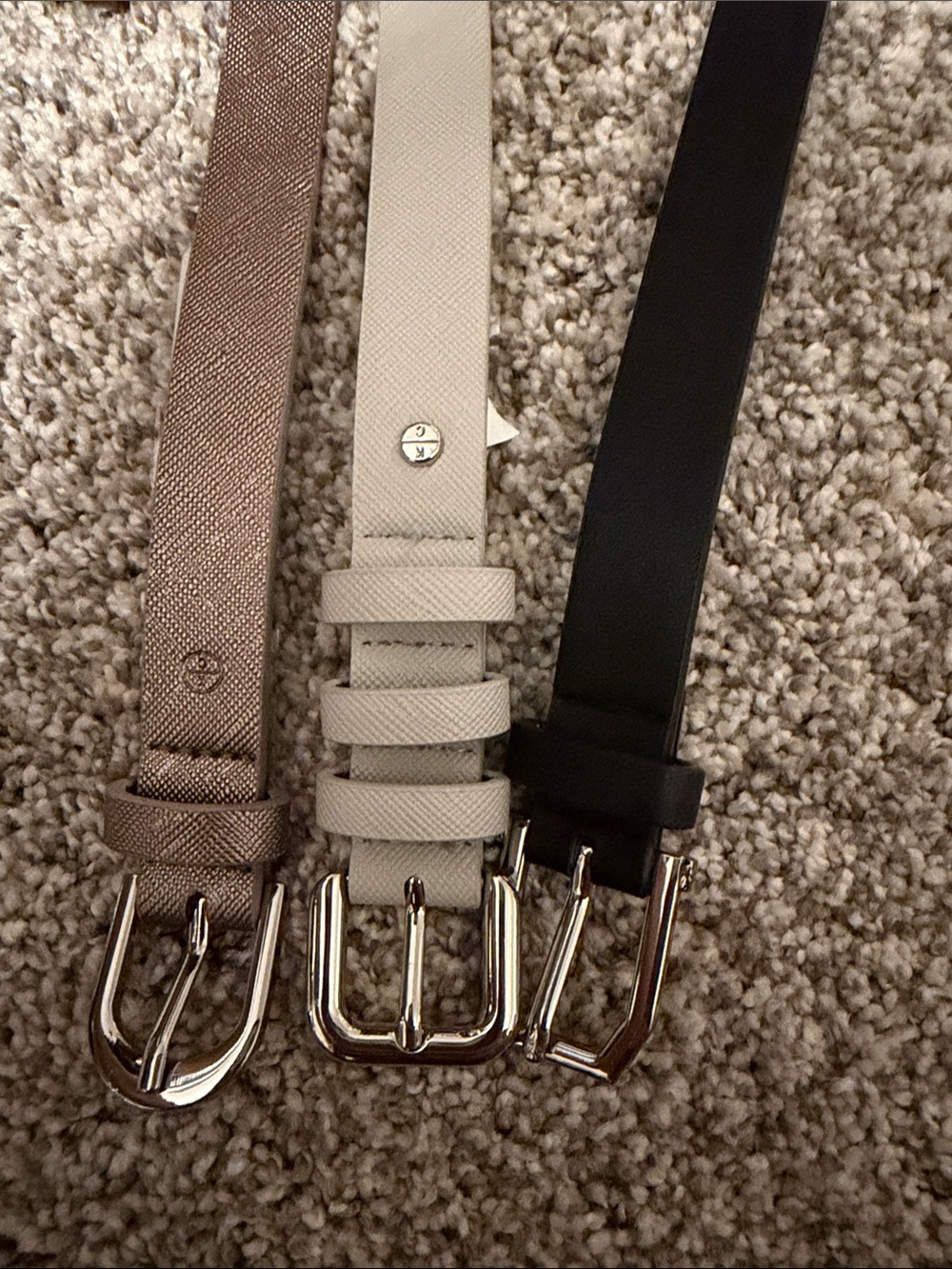 Reaction Kenneth Cole 3-pack women’s belt set